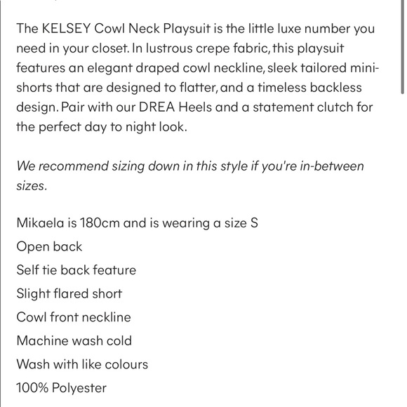 Meshki cowl neck blue romper - Picture 8 of 8